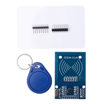 

BlueRaven MFRC-522 RC522 RFID RF IC Card Inductive Module for Arduino UNO 2560 ( S50 White Card + Key Ring )