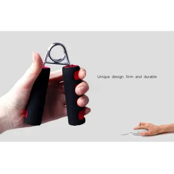 

Spring Hand Grip Finger Strength Finger Trainer Pow Exerciser Sponge Forearm Grip Strengthener Carpal Expander A Type Gripper