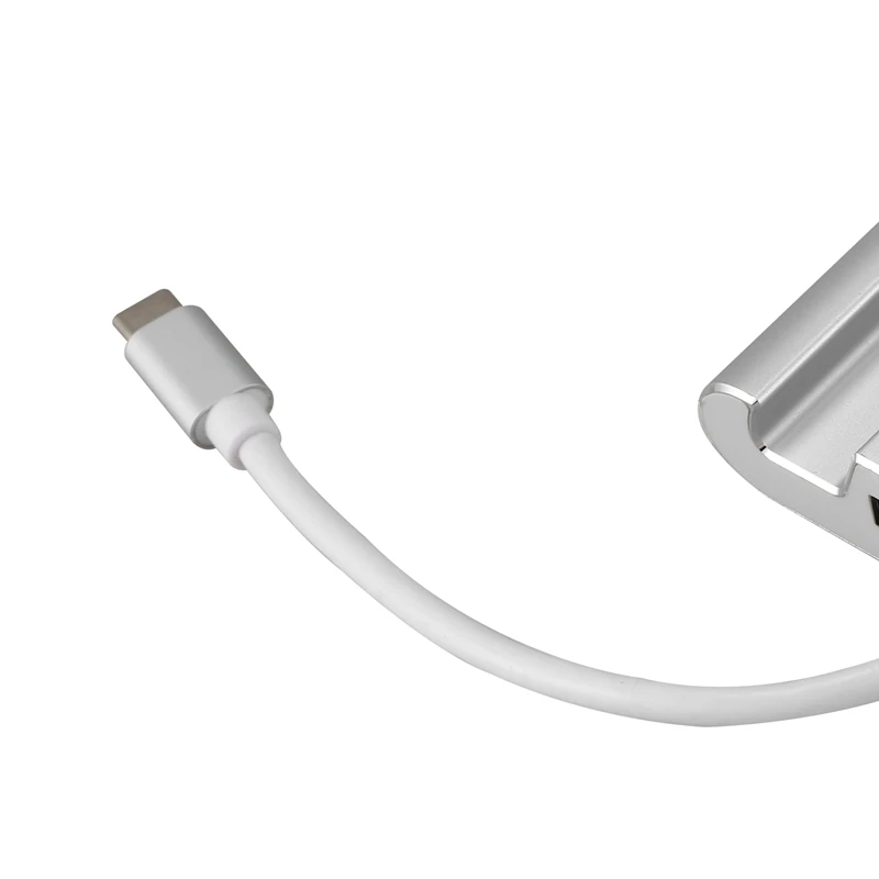 Адаптер конвертер с разъемом Type C Thunderbolt 3 to Lan HDMI USB3.0 VGA для зарядки Samsung S8 Huawei P20 Mate