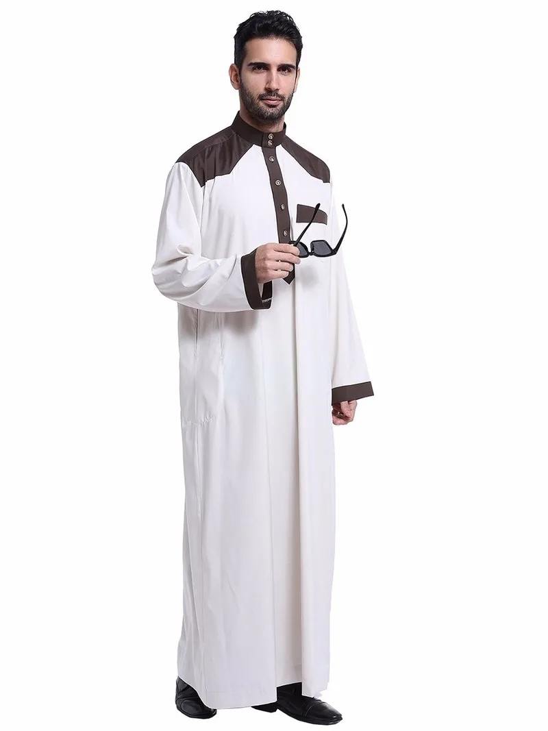 Popular islam Apparel Men long sleeve Muslim Arab Middle East islamic clothing Robe TH803 | Тематическая одежда и униформа