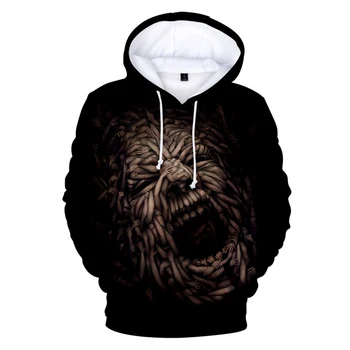 

Hot sale Halloween Terror in men/women hoodies sweatshirts long sleeve autumn winter Teenage creative novelty fashion 3D tops