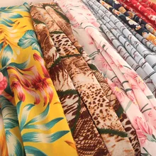 Распродажа шифоновое платье креп ткань рубашка блузка материал слегка тянущаяся ткань Сделай Сам шитье текстиль летнее платье материал