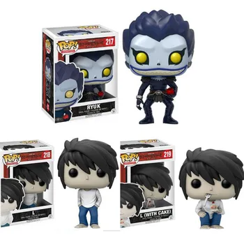 

Funko POP Death Note L Ryuuku L with Cake RYUK Action Figure Decorative Collection Model Toy for Birthday Gifts