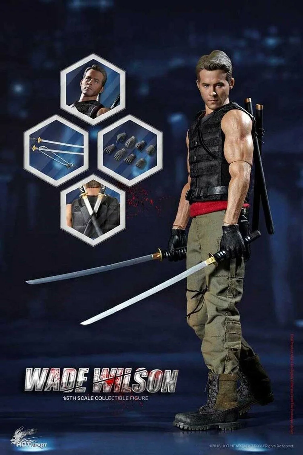 Горячая сердце FD003 Уэйд воин Вилсон 1/6 фигурка