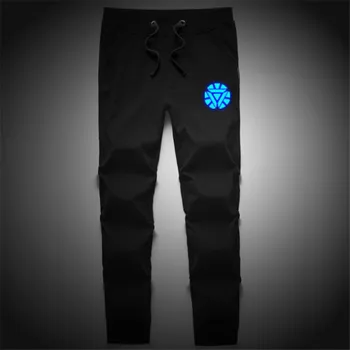 

The Avengers Iron Man Pants Luminous Pants Men Joggers Men Sweatpants Streetwear Casual Pants Fitness Sweatpants Long Trousers
