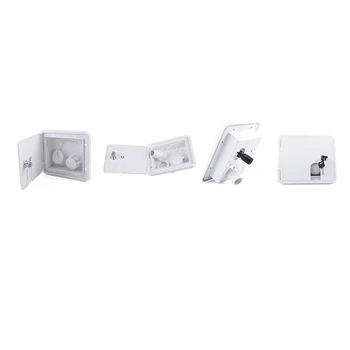 

Hot White City Water Inlet Fill Dish Hatch Lock RV Trailer Camper Knob Lock Car Accessories