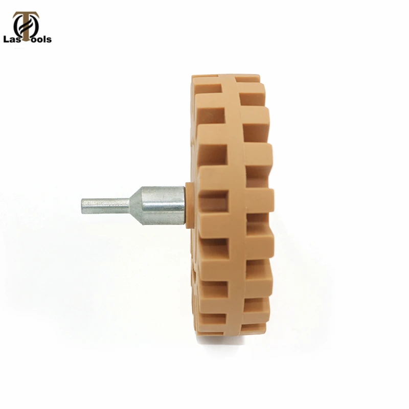 4 inch 100MM Universal Rubber Eraser Wheel For Remove Car Glue Adhesive Sticker Auto Repair Paint Tool Pneumatic Degumming Disc