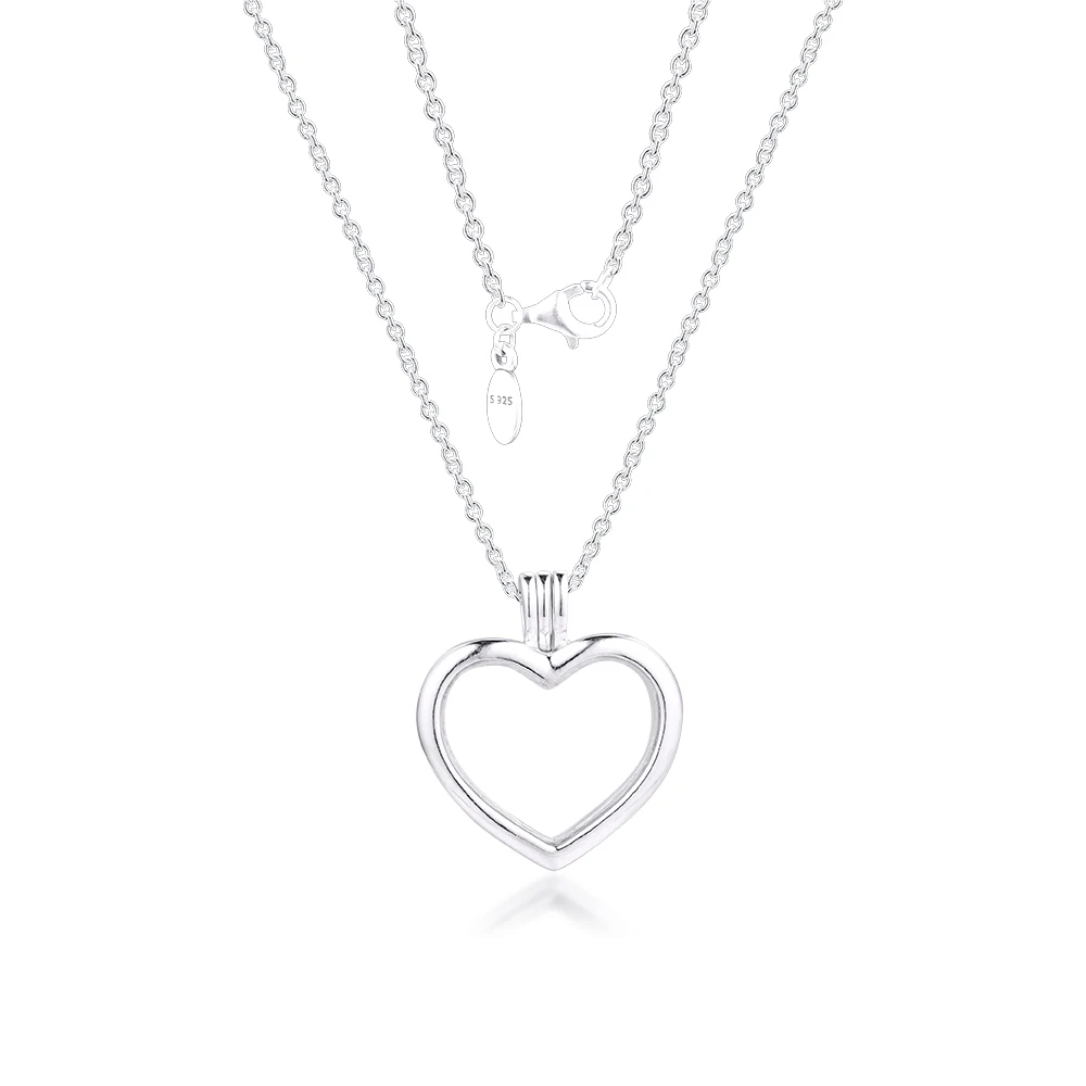 Floating Heart Locket Necklaces and Pendants (3)