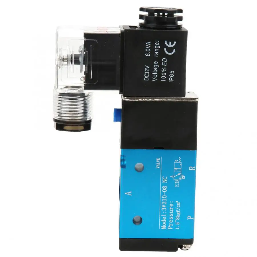 3V210 08 2 Позиция 5 трехходовых электромагнитных клапана PT1/4in 1.2MPa 170Psi
