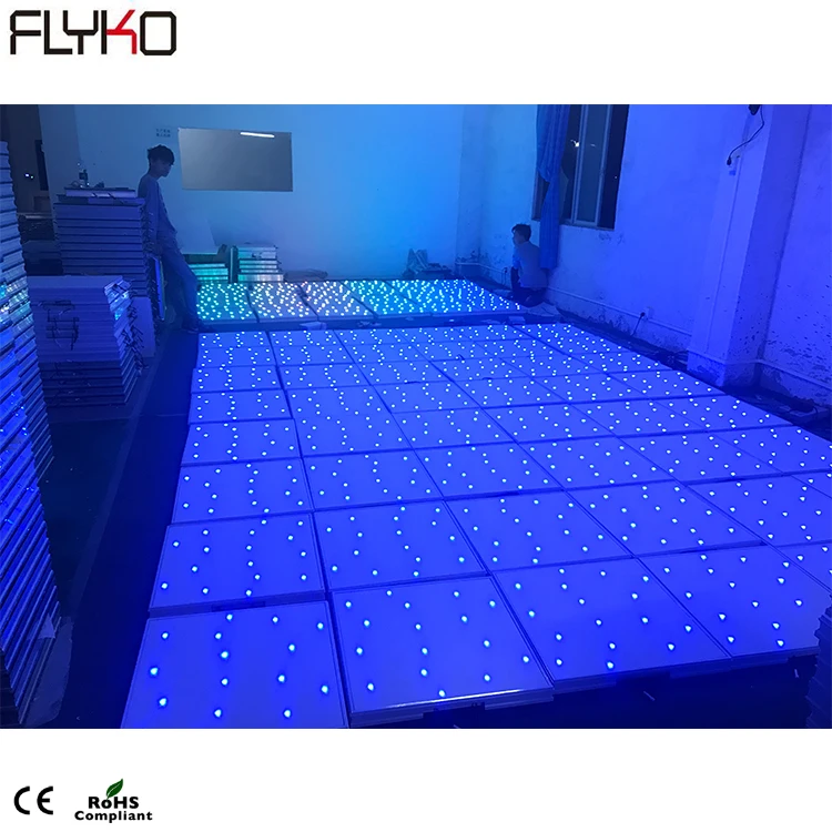 Flyko профессиональный светодиодный 60*120 см беспроводной светодиодный rgb Звездное освещение танцпола