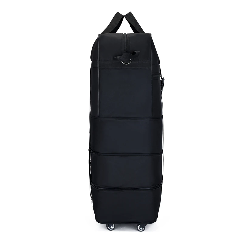 Oxford cloth duffle bag large capacity travel bag with wheel back pull bag dual-use collapsible luggage 158 air carrier package
