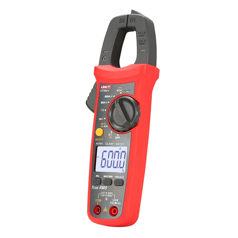 UNI-T UT201+/UT202+/UT202A+/UT203+/UT204+ цифровой клещи multimete 400-600A Авто Диапазон true RMS высокая точность