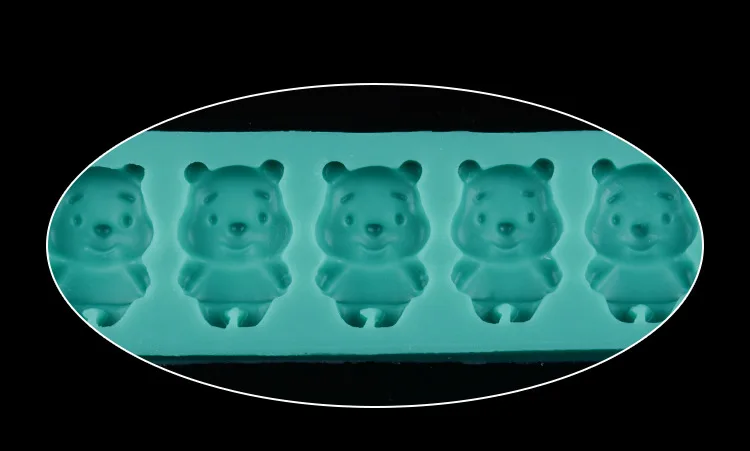 HEARTMOVE Новое поступление милый мультфильм силиконовая форма медведя торт форма для фонданов, шоколада мыло с запахом печенья желе пудинг инструменты кубик льда лоток