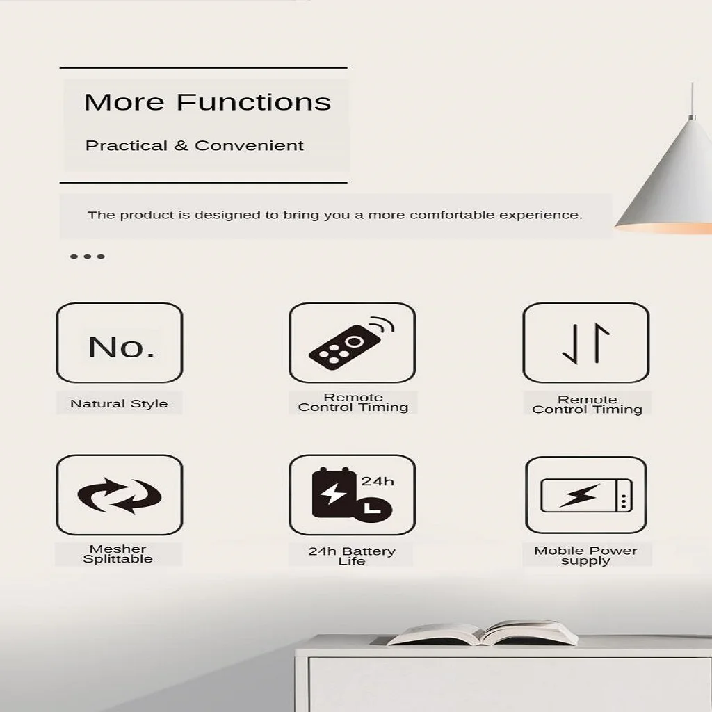 Electric Fan Summer Adjustable Desktop Pedestal Standing Fan USB Rechargeable 3 Speeds for Home