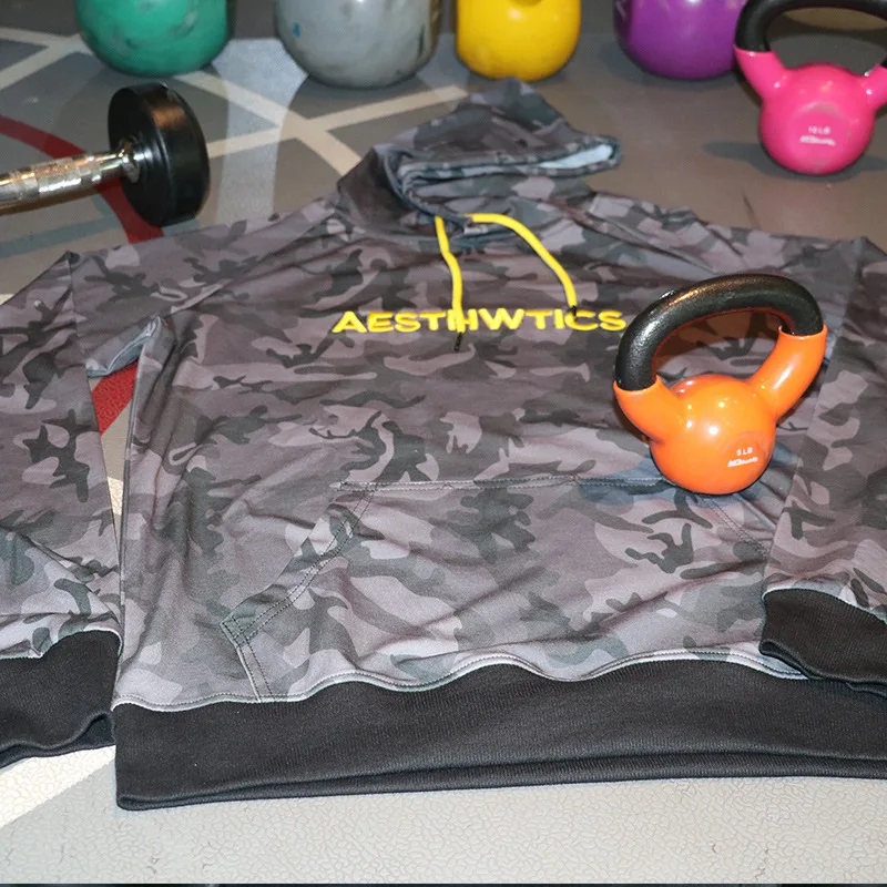 2018 Muscle Kid Brothers Sports Leisure Suit Autumn And Winter Camouflage Sportswear Supporting Outdoor Running Fitness Suit
