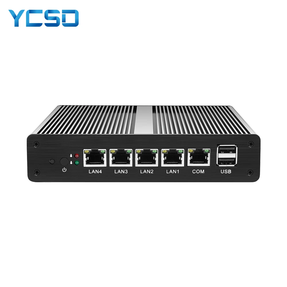 HLY Мини ПК Celeron J1900 J1800 4 * Gigabit Ethernet LAN компьютер Windows 7 Pfsense маршрутизатор брандмауэра
