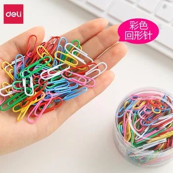 

Deli 0038 Office Mini Colorful Clip Brooch Creative Music Brooch Colored Metal Non-Plastic Paper Clip