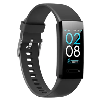 

V100S Smart Bracelet Health Tracker with Body Temperature Detection HD Color Sn Press Smart Bracelet