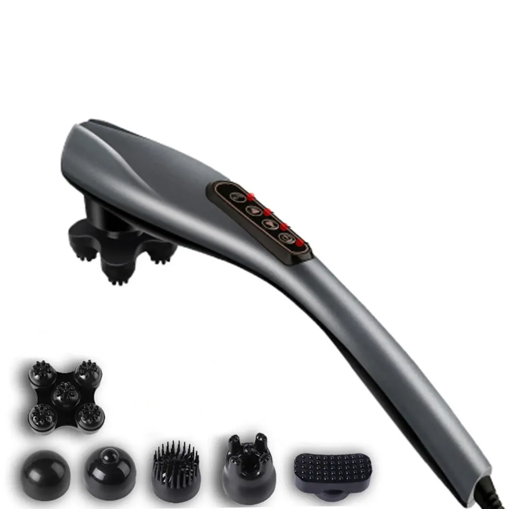 Modos sem Fio Massagem de Tecido para o Músculo Alívio da Dor Handheld Massageador Traseiro Velocidades & 12 Massager Profunda pé Pescoço Corporal 10 7 modos sem fio massager profunda massagem de
