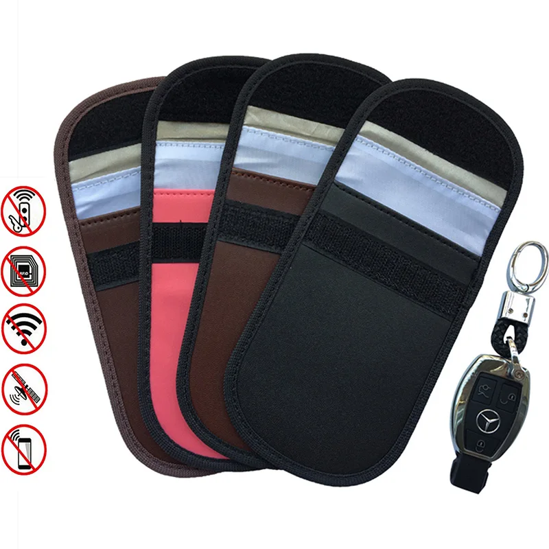 Rfid-кошелек для автомобильных ключей держатель с дистанционным управлением