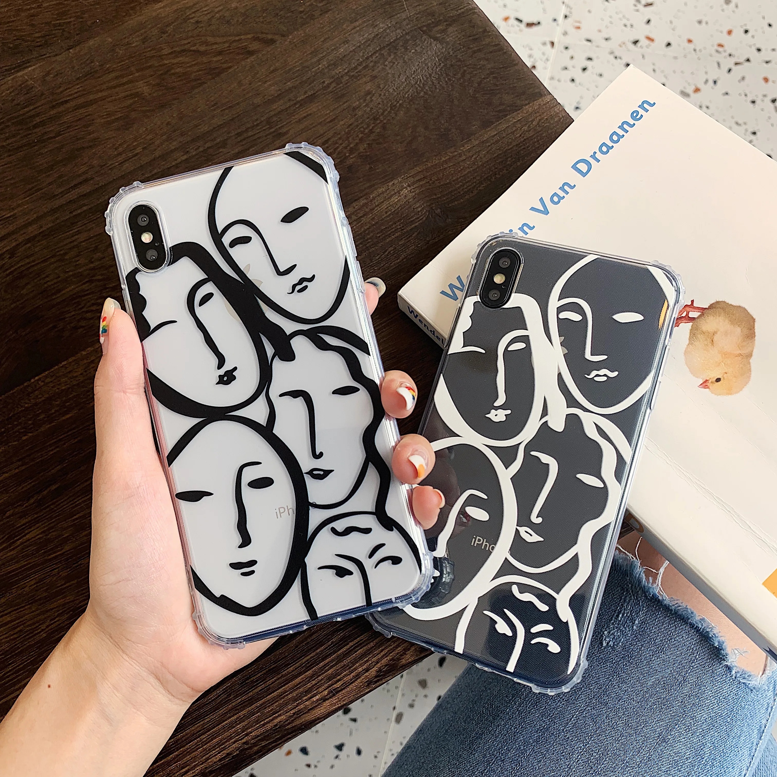 Роскошный Ретро Художественный экспрессивный чехол для iphone XS MAX XR 6S 7 8 Plus 11 pro max