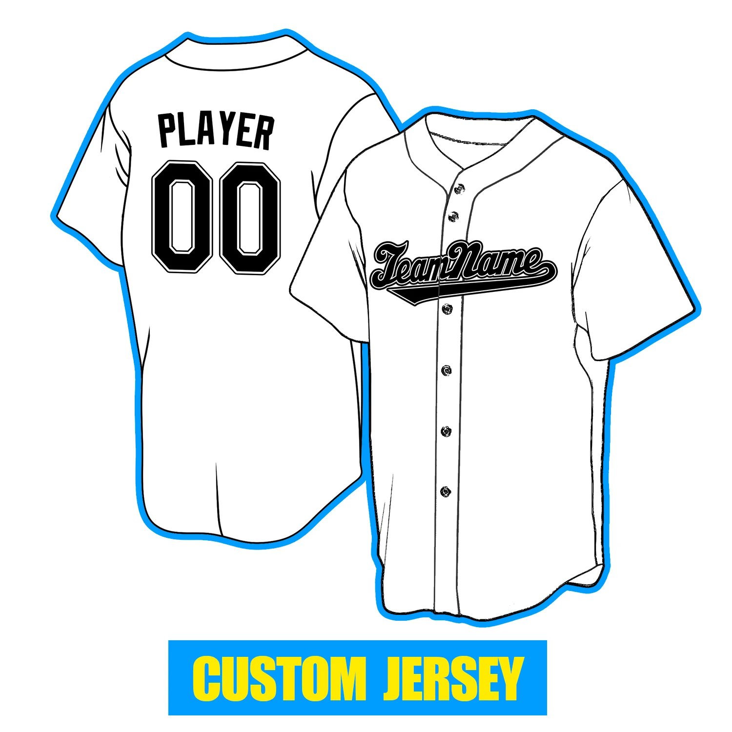 Free Free Baseball Jersey Svg 808 SVG PNG EPS DXF File