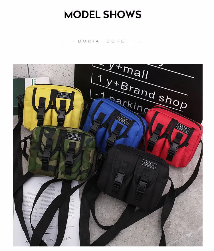 Couples Celebrity Style Canvas Wear-Resistant Oblique Bag Women's Mortise Lock Disco Dancing Bag Casual Shoulder Bag