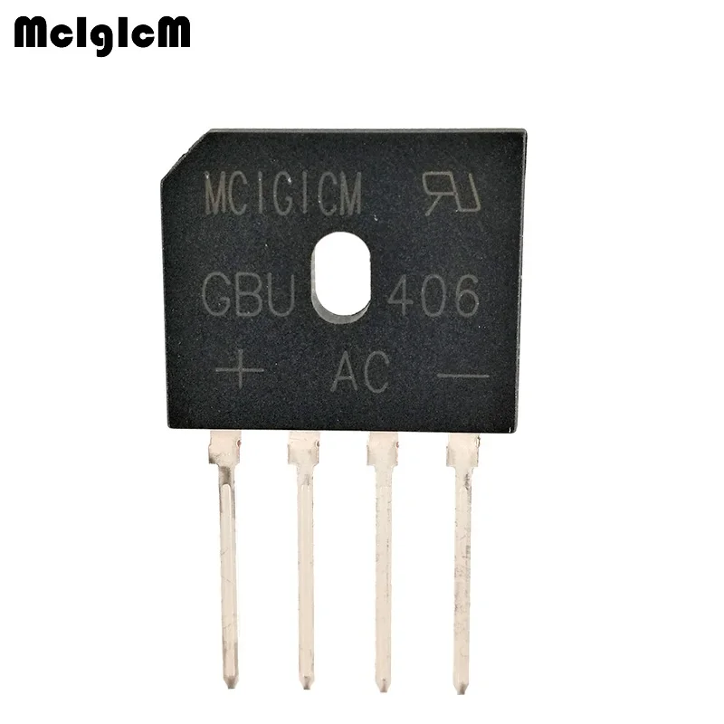 MCIGICM 5PCS 4A 600V GBU406