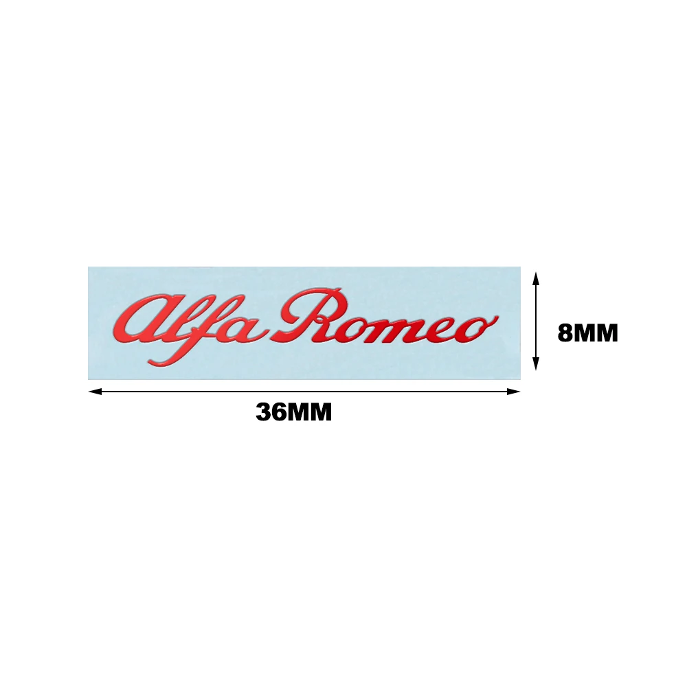 Модный комплект из 2 предметов, 3D стайлинга автомобилей наклейки Никель металлический знак Автомобильный интерьер наклейки для Alfa Romeo 147 156 159 166 Giulietta паук