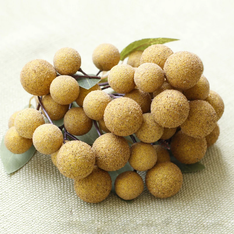 Искусственные фрукты Longan муляжи фруктов декоративные пластиковые твердый шкаф домашний декор для вечеринки модель искусственных фруктов плесень фото реквизит
