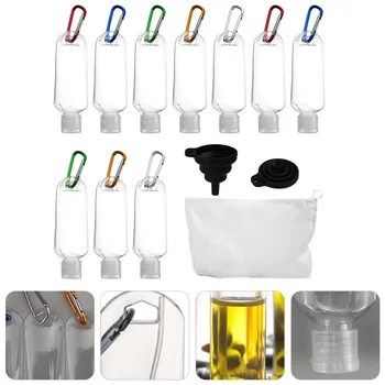 

1 Set of Plastic Bottle Empty Bottle for Travel Trip Outdoor Liquid