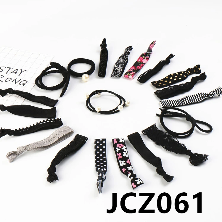 60pcs/30pcs/20pcs lot Trendy Elastic Women Hair Accessories Hairband Jewelry Hand Band For Girls Hair Tips Headwear no carton headbands for women Hair Accessories