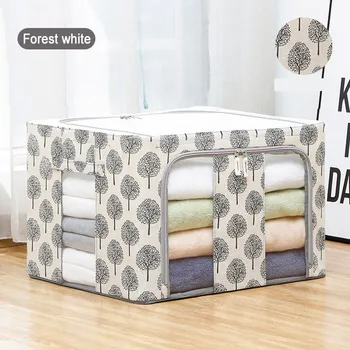 

Clothes Quilt Storage Box Cotton And Linen Storage Box Cloth Finishing Box Quilt Packaging Moving Storage Bag