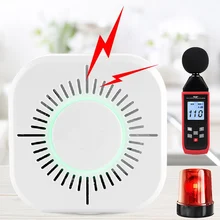 Детектор дыма беспроводной 433 МГц пожарная охранная сигнализация защита сигнализация датчик для дома Заводская охранная сигнализация