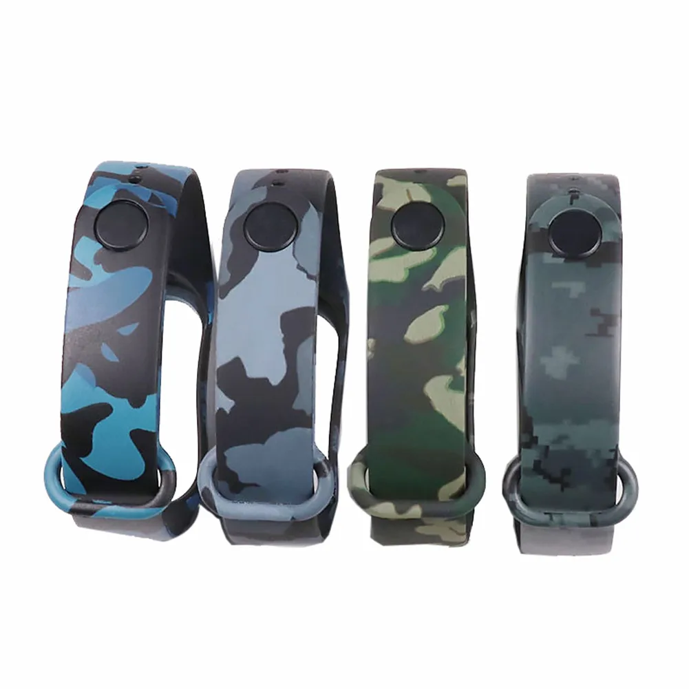 Applicable to Millet Bracelet 4 Wristband 3/4 Universal Strap TPU Sports Waterproof Camouflage 4 Color Belt