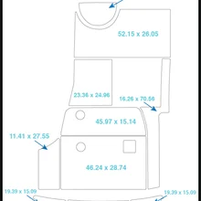 2000 Chaparral 240 плавающий шаг и коврик для кокпита лодка EVA тиковый настил 1/" 6 мм