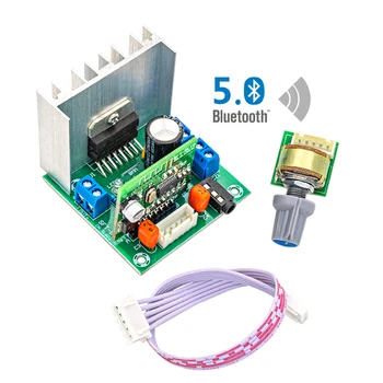 

TDA7297 2*20W Bluetooth 5.0 Class AB Amplifier Board Stereo Dual Channel Home Theater AUX / Bluetooth Amp