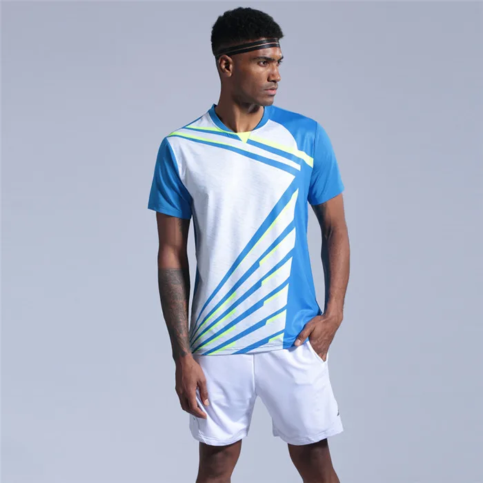 Новые теннисные майки для мужчин/женщин, настольные теннисные майки, спортивная одежда футболки для бадминтона, тренировочные футболки для бега 1034 - Цвет: Man one shirt