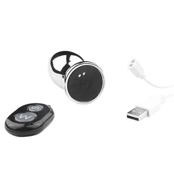 Metal Anal Butt Plug Vibrator Wireless Remote Control Anus Masturbation Sex Toys For Women Men Gay Adult Games Products 10 Speed 2