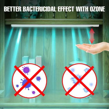 

Hand Sweep Sensor LED Cabinet Light USB UVC Germicidal LED Ultraviolet Disinfecting Lamp UV LED Light Bactericidal Lamp Amuchina