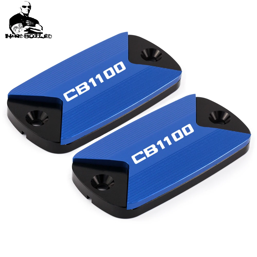 Pair Motorcycle Accessories Brake Fluid Tank Cap Cover Brakes Reservoir For Honda CB 1100 CB1100 EX RS 2009-2017 2016 2015 2014 (6)