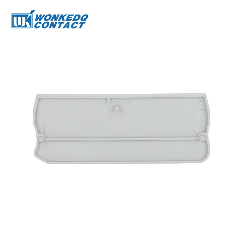 D-ST2.5-QU End Plate 1Pc for PT/ST 2.5-QU QUATTRO 4-Conductor 2.5mm&sup2; Connector DIN Rail Terminal Block D-ST 2.5-QU End Cover wire connectors din rail terminal block