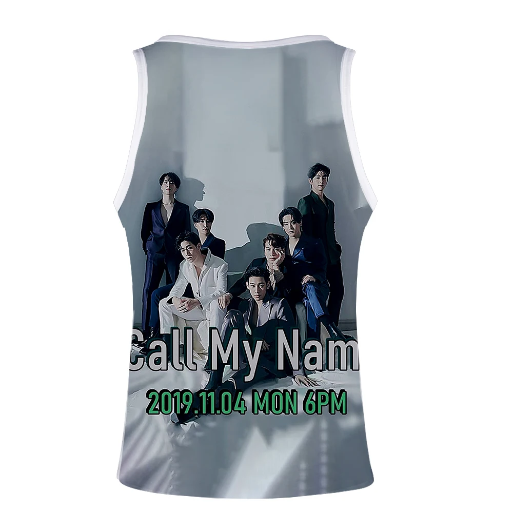 GOT7-3D, harajuku, Спортивная майка без рукавов для тренировок, майка, Мужская одежда для фитнеса или бодибилдинга, мужской спортивный жилет, мужские майки