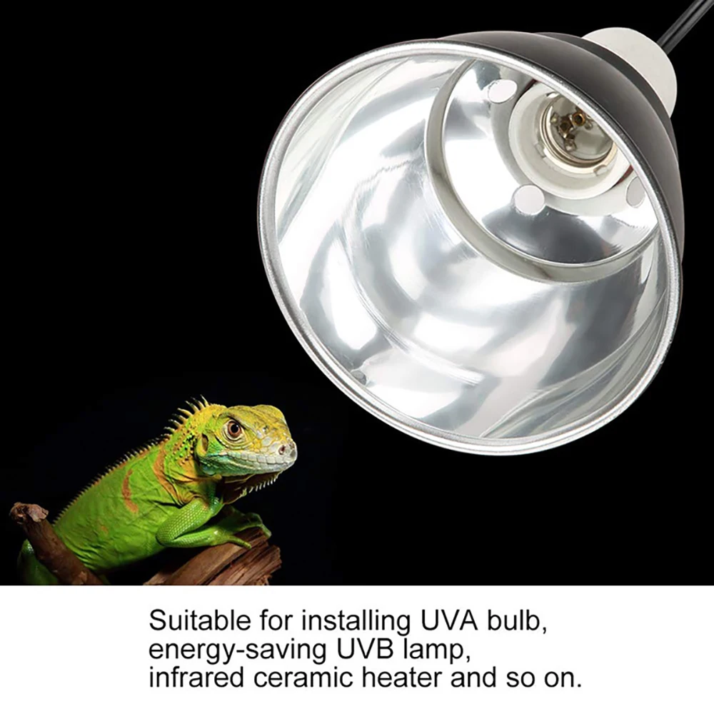 E27 pet UVB светильник оптическое отражение крышка купольная лампа для рептилий приспособление для рептилий стекло террариума зоотовары
