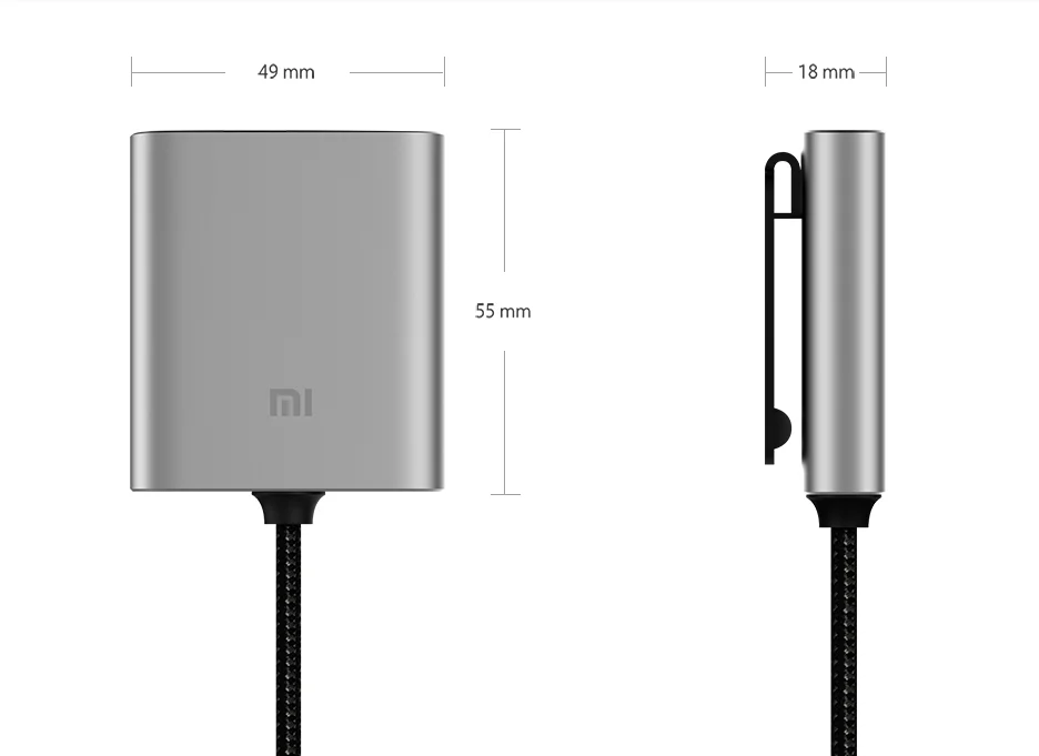 Кабель xiaomi USB-C для автомобильного зарядного устройства xiaomi