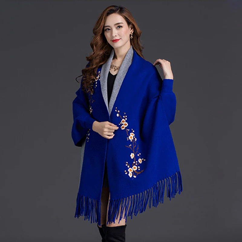 Женский высококачественный осенний кардиган с кисточками, длинный вязаный свитер, элегантный, 14 цветов