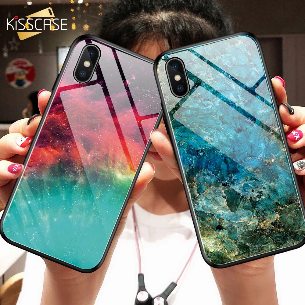 

KISSCASE Colorful Painted Case For iphone 11 Pro Max 11 Pro 11 Cover Coque Glitter Case for iPhone 6 6S 7 8 XS MAX XS X XR Cases