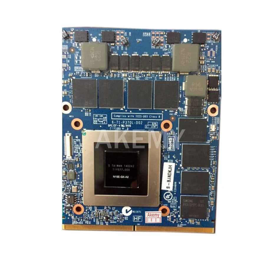 Akemy Original  GTX780M 4GB N14E-GTX-A2 Video