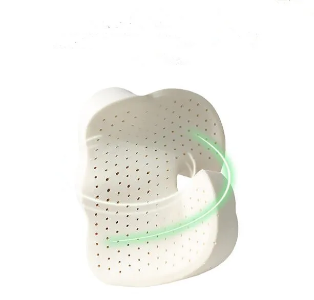 Latex Seat Cushion Orthopedic Coccyx Pad for Travel Office Chair Car Seat Cushion for Sciatica & Back Pain Relief 3