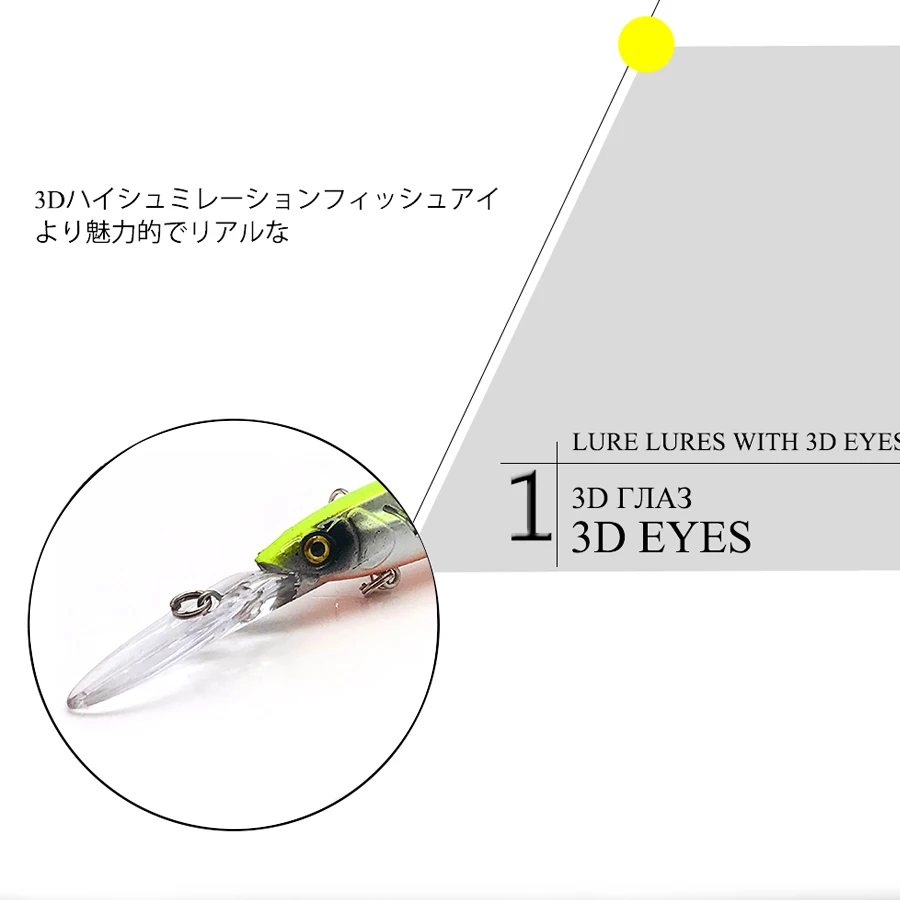 Джеркбейт Minnow Crank приманки для рыбы ing воблеры Щука